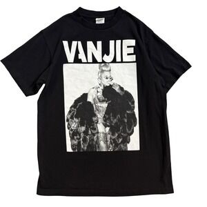 Shaka Wear Miss Vanjie Mateo Graphic T-Shirt unisex Large Black RPDR Streetwear